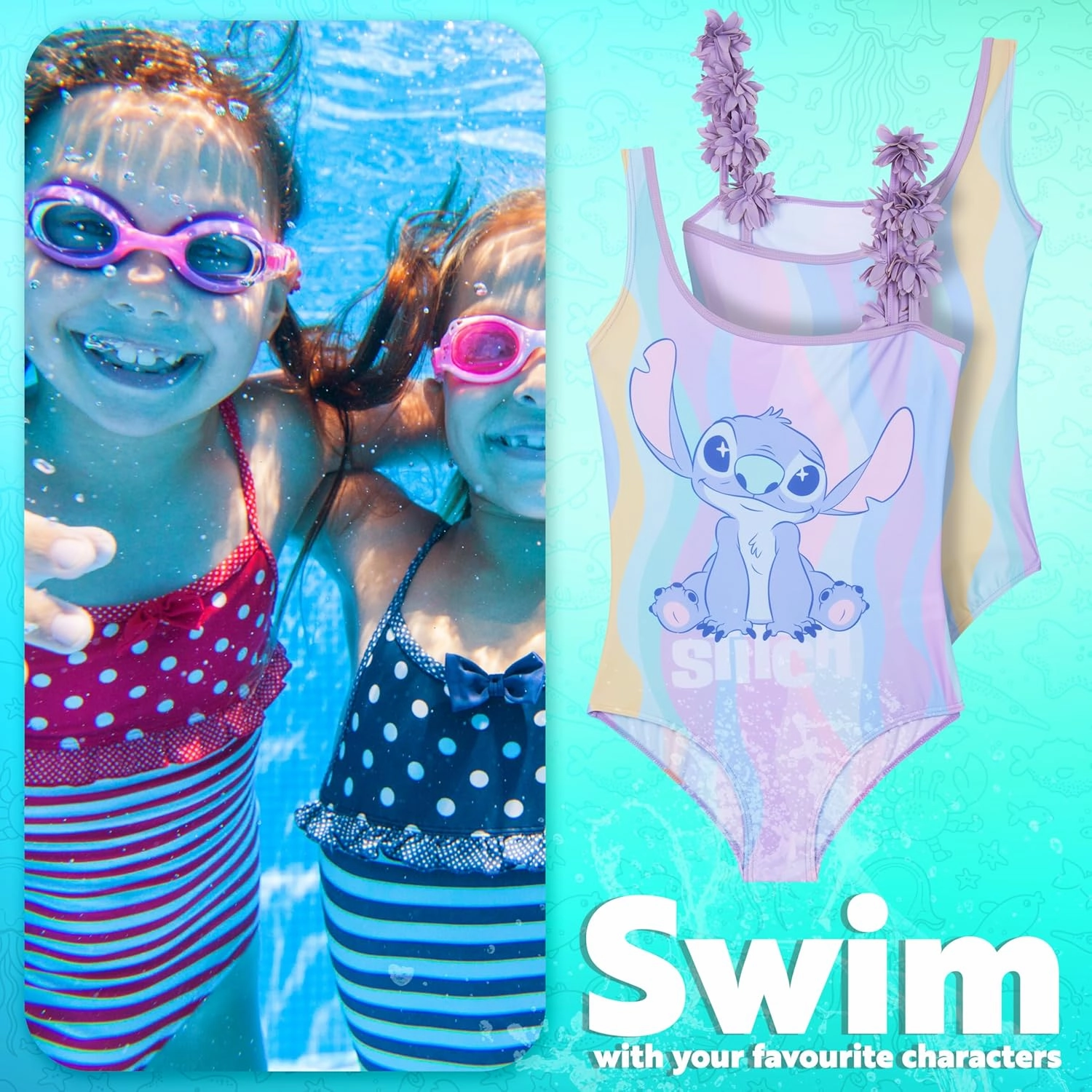 Get Trend One Piece Swimsuit for Girls Teens Kawaii Bathing Suit Cute Swim Suit Swimwear