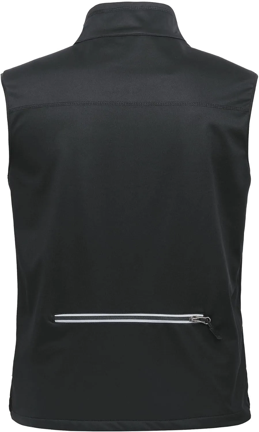 GIISAM Men's Softshell Vest,Windproof Sleeveless Golf Vests for Men Waterproof Running Cycling Vest