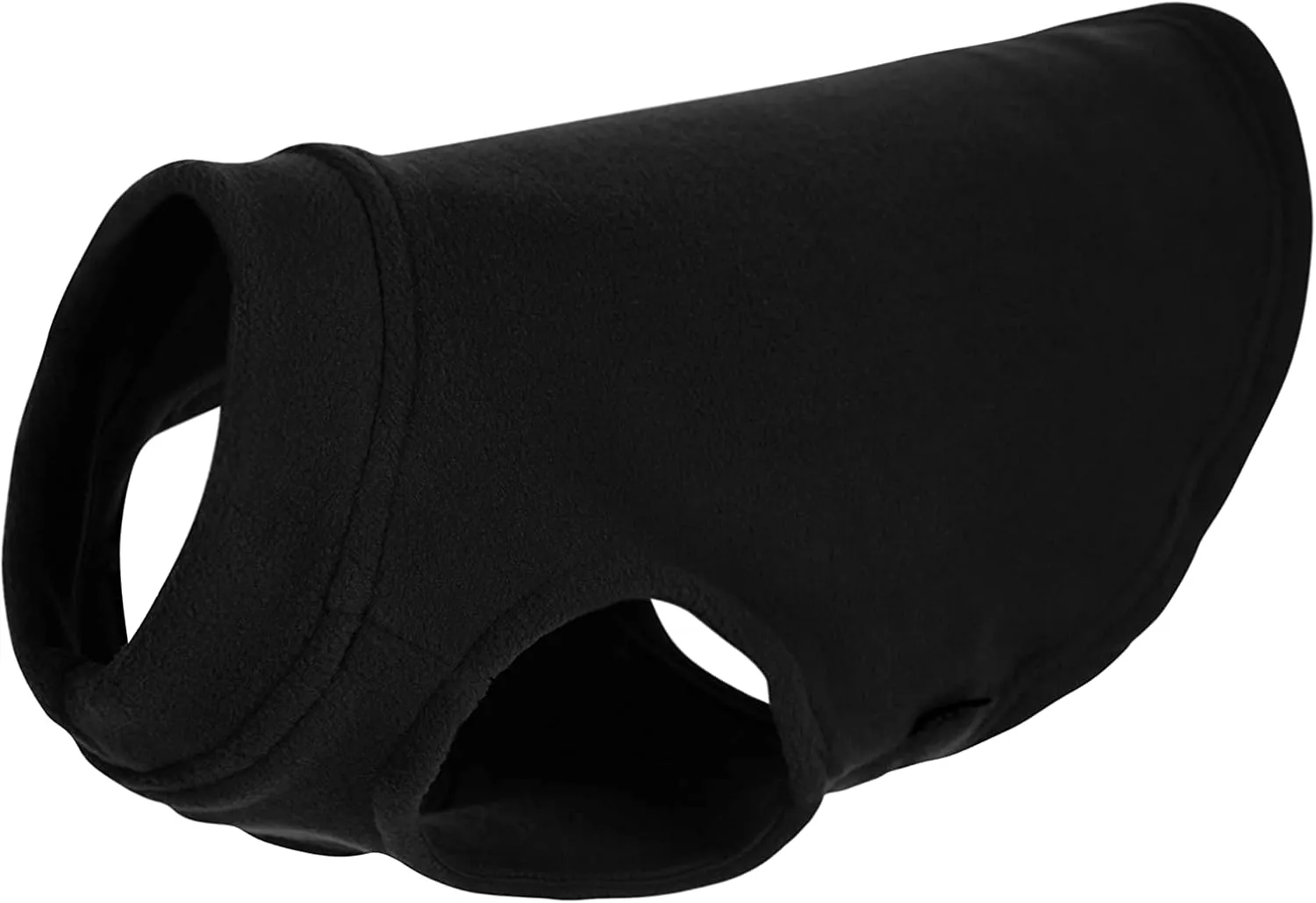 Gooby - Stretch Fleece Vest, Pullover Fleece Vest Jacket Sweater for Dogs, Black, Medium