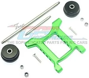 GPM for Arrma Big Rock Crew Cab 4X4 BLX Upgrade Parts Aluminum Rear Adjustable Wheelie - 1 Set Green