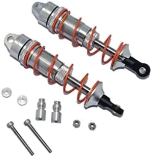 GPM for Arrma Senton 6S BLX (AR102654) Upgrade Parts Aluminum Front Adjustable Dampers 100mm - 10Pc Set Silver