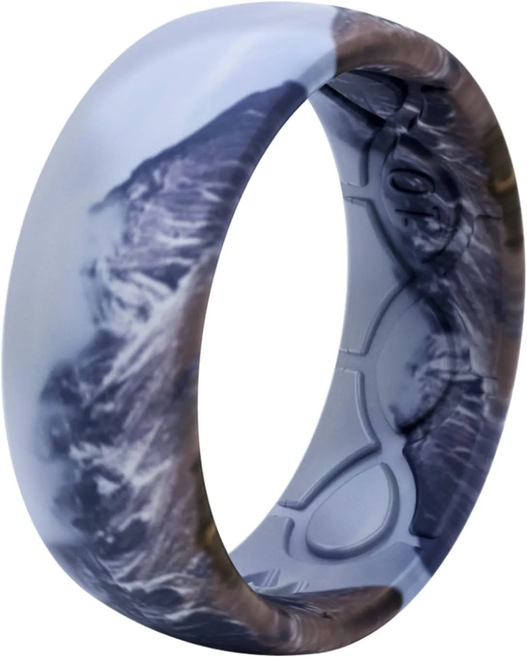 Groove Life Nomad Silicone Ring Breathable Rubber Wedding Rings for Men, Lifetime Coverage, Unique Design, Comfort Fit Ring