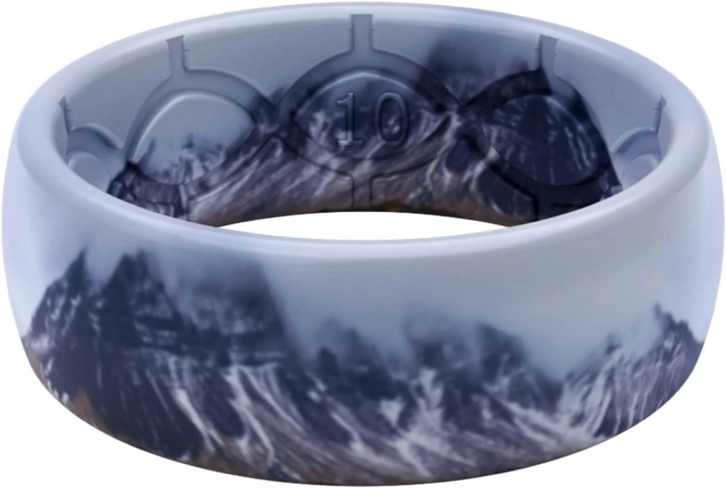 Groove Life Nomad Silicone Ring Breathable Rubber Wedding Rings for Men, Lifetime Coverage, Unique Design, Comfort Fit Ring