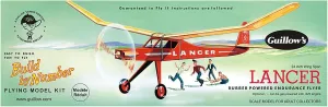 Guillow's Lancer Rubber Powered Endurance Flyer Model Kit