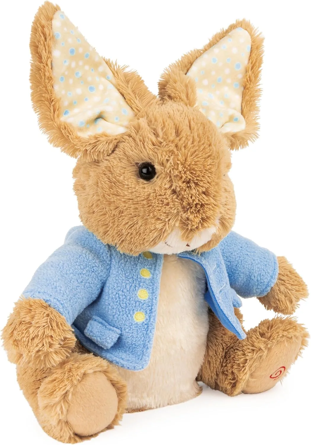 GUND Beatrix Potter Peter Rabbit Peek-a-Ears Animated Plush, Interactive Bunny Stuffed Animal, Sensory Toy for Babies and Toddlers, 11”