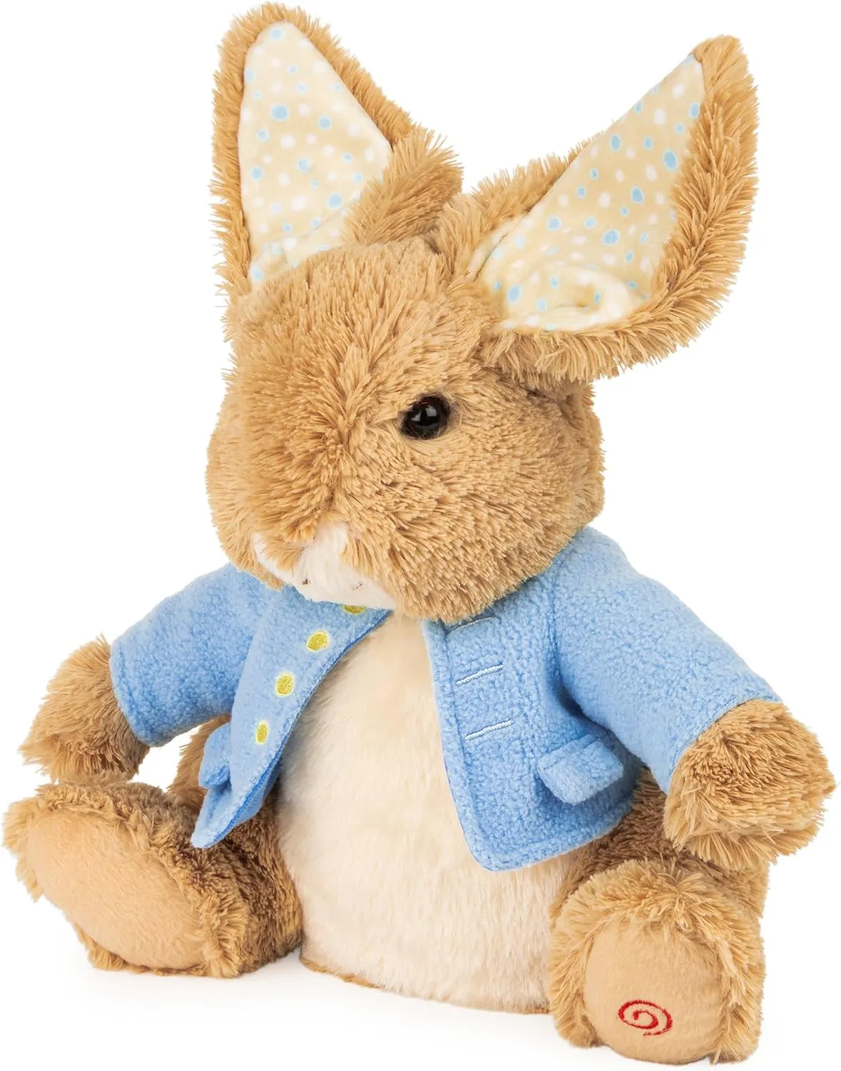 GUND Beatrix Potter Peter Rabbit Peek-a-Ears Animated Plush, Interactive Bunny Stuffed Animal, Sensory Toy for Babies and Toddlers, 11”