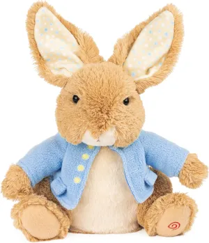 GUND Beatrix Potter Peter Rabbit Peek-a-Ears Animated Plush, Interactive Bunny Stuffed Animal, Sensory Toy for Babies and Toddlers, 11”