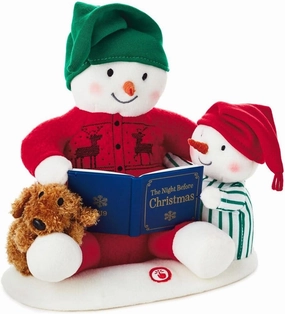 HMK Hallmark 2019 Storytime Snowman Interactive Techno Plush Singing Snowmen