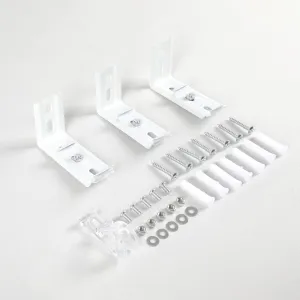 Homebox Zebra Roller Window Blinds Mount Hardware Bracket and Installation Accessories for Inside and Outside Mount