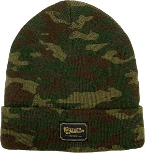 Hot Head Unisex Toque - WasteNot™ Recycled Polyester, Winter Beanie Hat, Men/Women, Fold Up, Heritage Patch