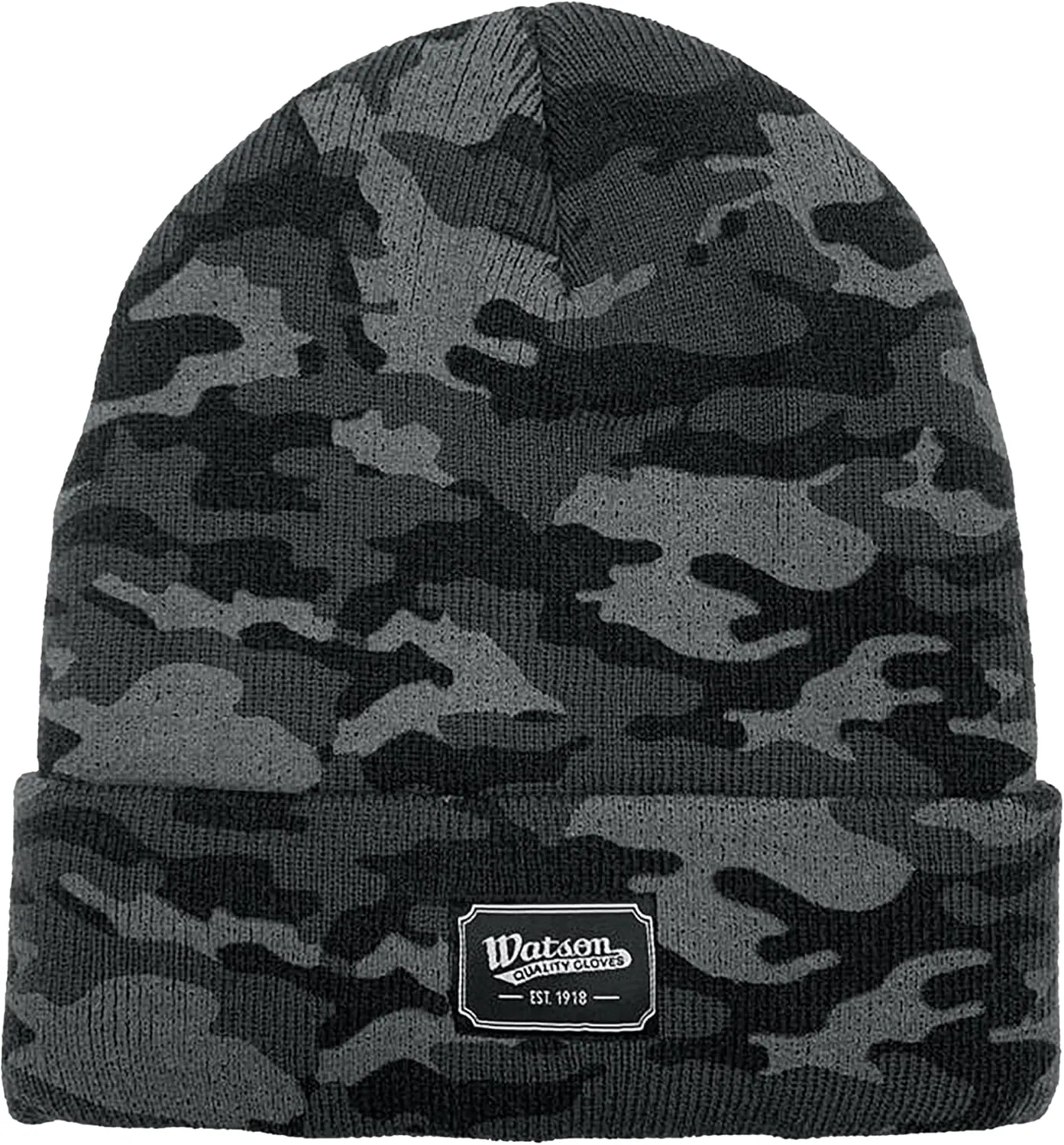 Hot Head Unisex Toque - WasteNot™ Recycled Polyester, Winter Beanie Hat, Men/Women, Fold Up, Heritage Patch