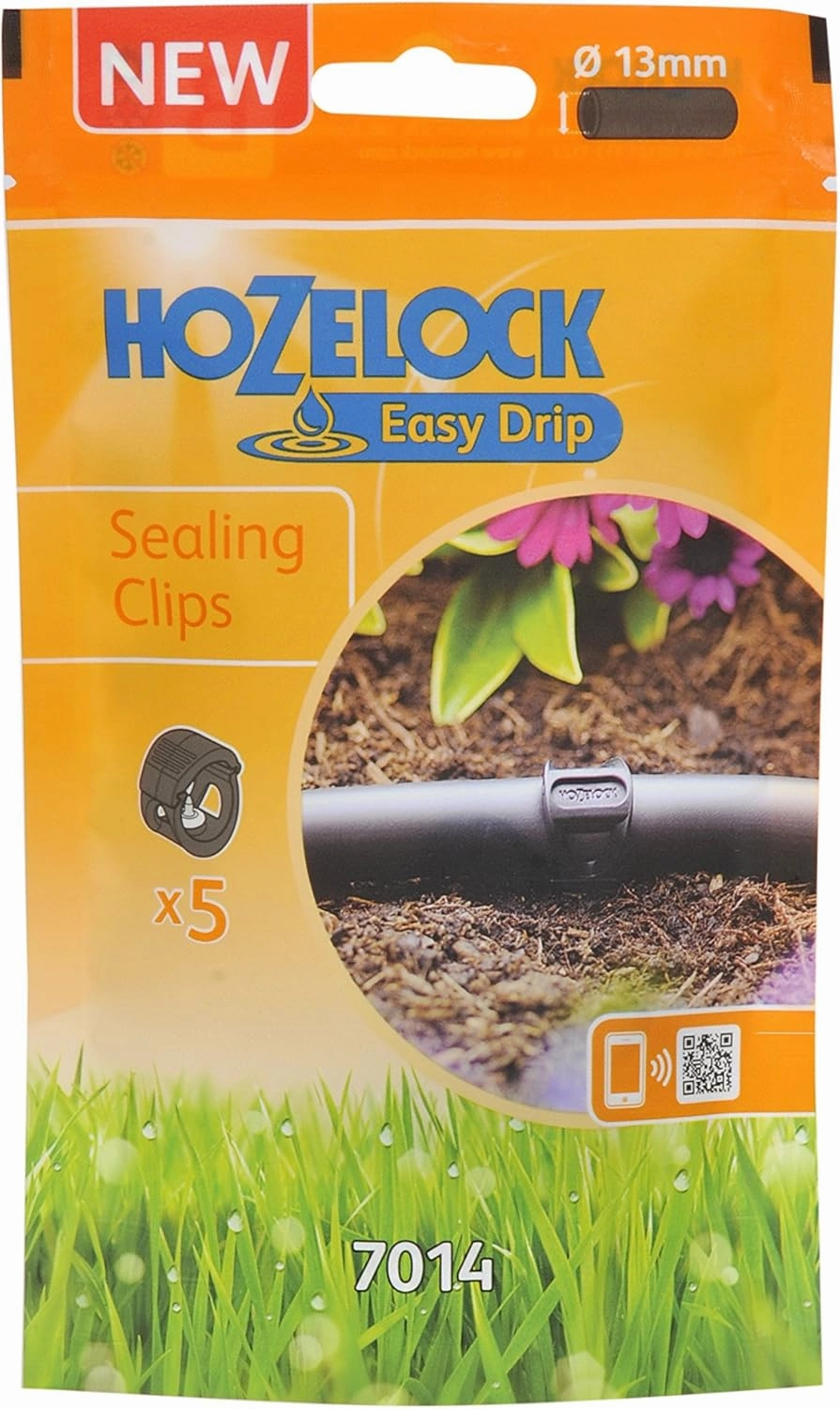 Hozelock 7014 0000 Easy Drip Sealing Clip x 5, 3.2x12x20 cm