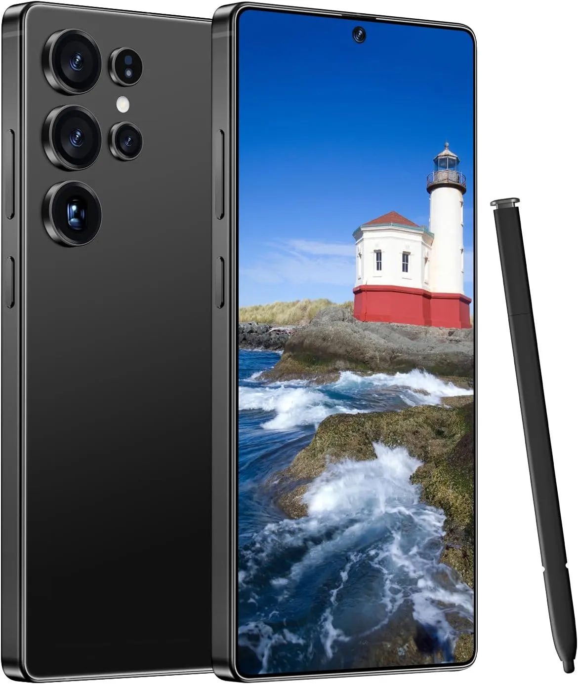 I25 Ultra 5G Unlocked Smartphone,8GB 256GB Fully Cell Phone for Android 14, 6.99" Unlocked Cell Phone, 7000mAh, 68MP 108MP Dual Camera/Dual SIM (Black)