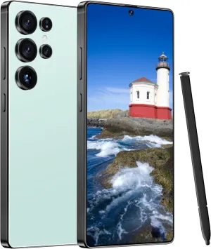 I25 Ultra 5G Unlocked Smartphone,8GB 256GB Fully Cell Phone for Android 14, 6.99" Unlocked Cell Phone, 7000mAh, 68MP 108MP Dual Camera/Dual SIM (Cyan)