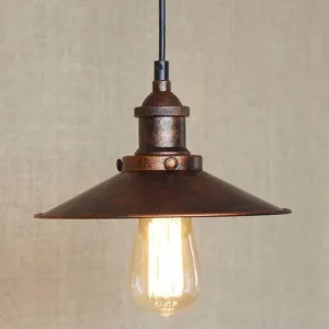 Industrial Adjustable Simple Mini Pendant Light Vintage Antique Black Chandelier Pendant Lamp Edision Stuly Ceiling Light(B - Copper)