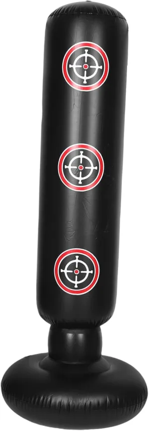 Inflatable Punching Dummy for Adults Freestanding Kickboxing Bag Boxing Ring Tumbler Sandbag for Fitness