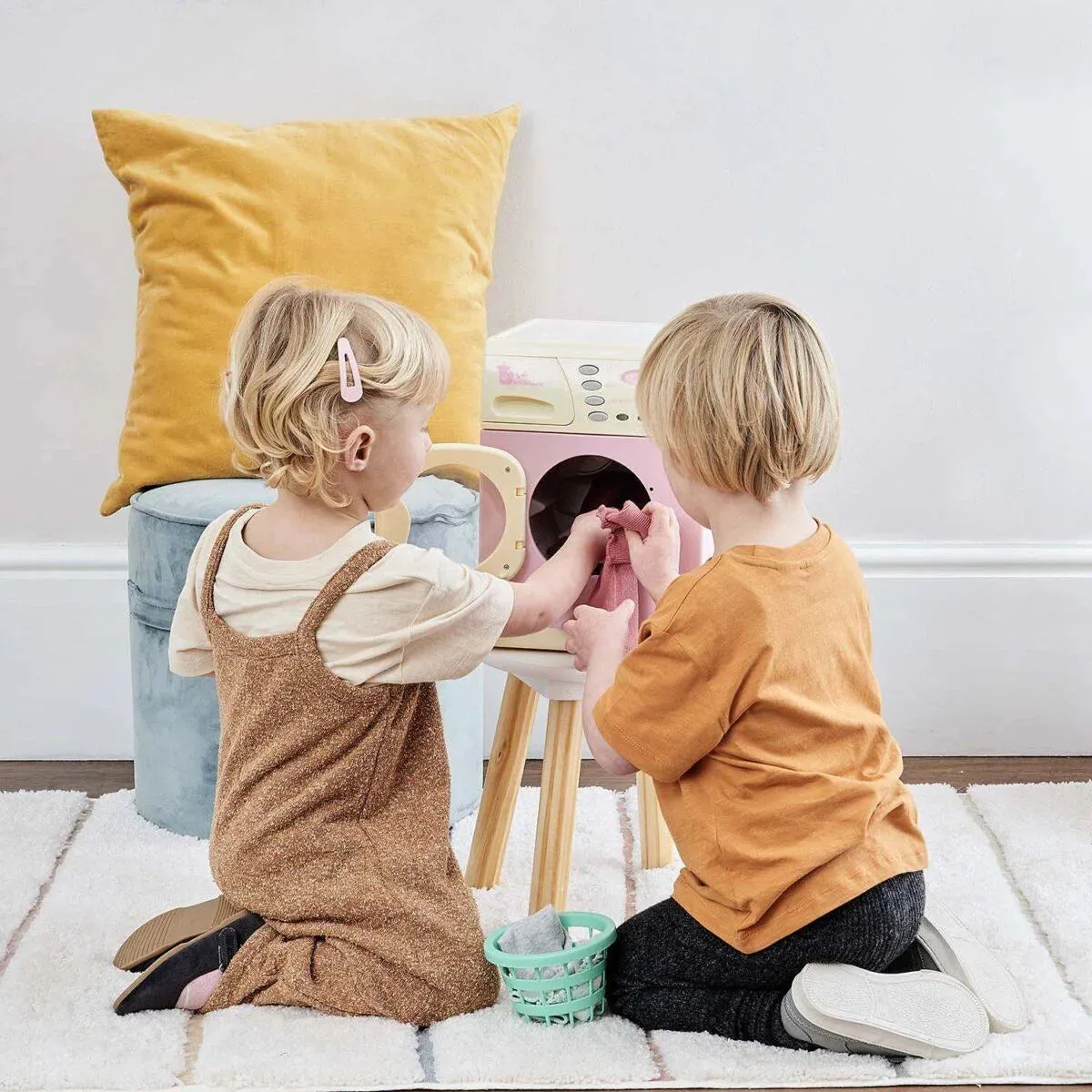 Interactive Electronic Washer Toy Pink