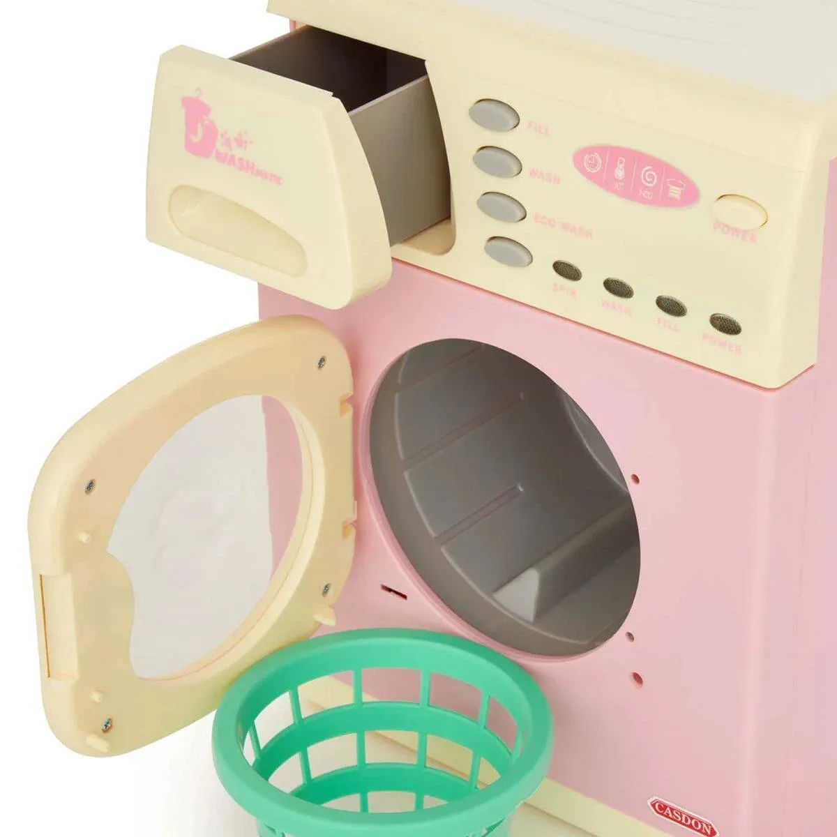 Interactive Electronic Washer Toy Pink
