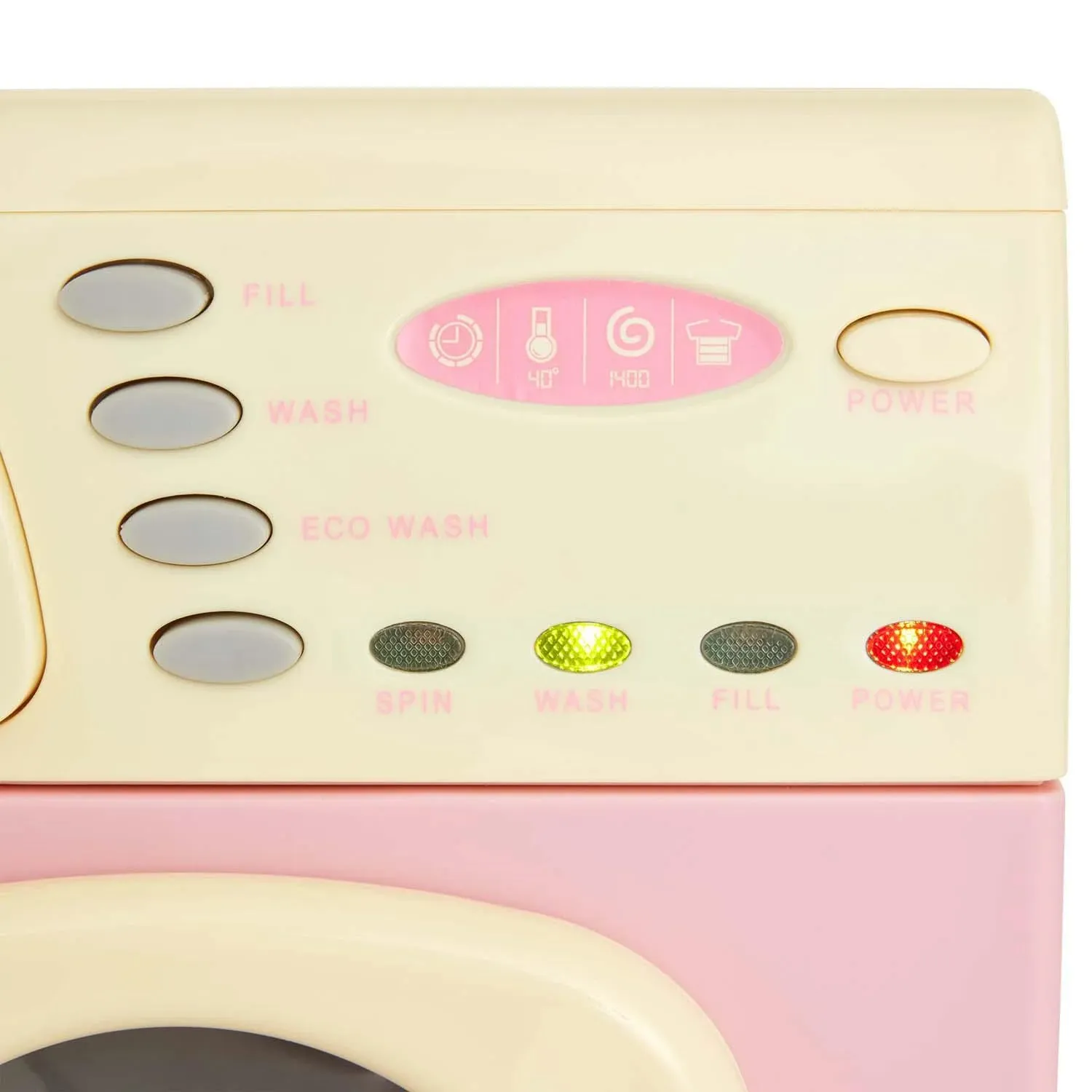 Interactive Electronic Washer Toy Pink