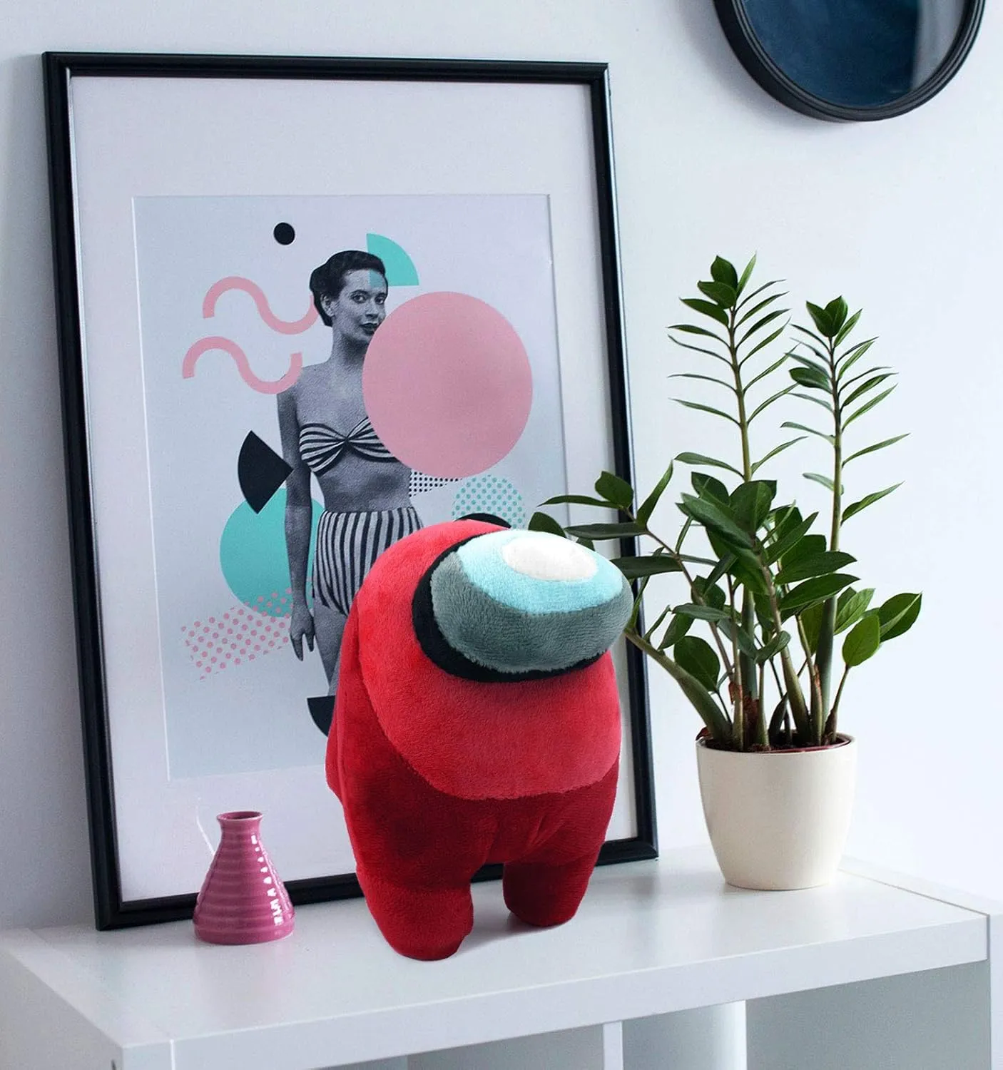 Interactive Plush Figure in Space Style