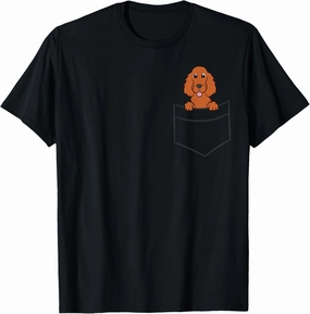 Irish Setter Dog In The Pocket Love Irish Setter Dogs T-Shirt