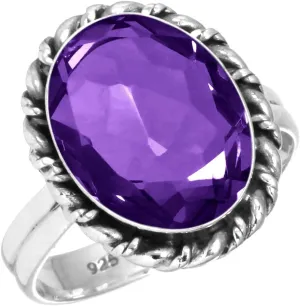 JEWELOPORIUM 925 Silver Ring For Women Rose Quartz Moonstone Turquoise Prehnite Malachite Gemstone Jewelry Costume Silver Ring Gift On Christmas Thanksgiving Birth