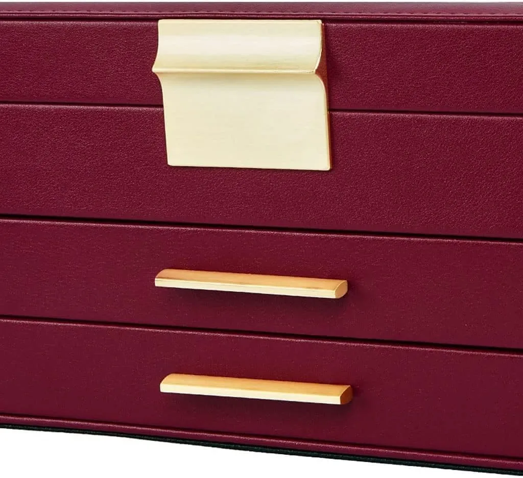 Jewelry Box Drawer Storage Cosmetic Ring Grade Necklace Bracelet Watch Organizer