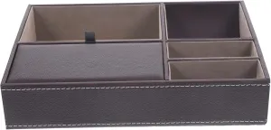Jewelry Storage Case Multi-grid Organizer for Watches Earrings and Accessories Compact Design for Nightstands Dressers and Desktops for Women and Girls Special Occasions