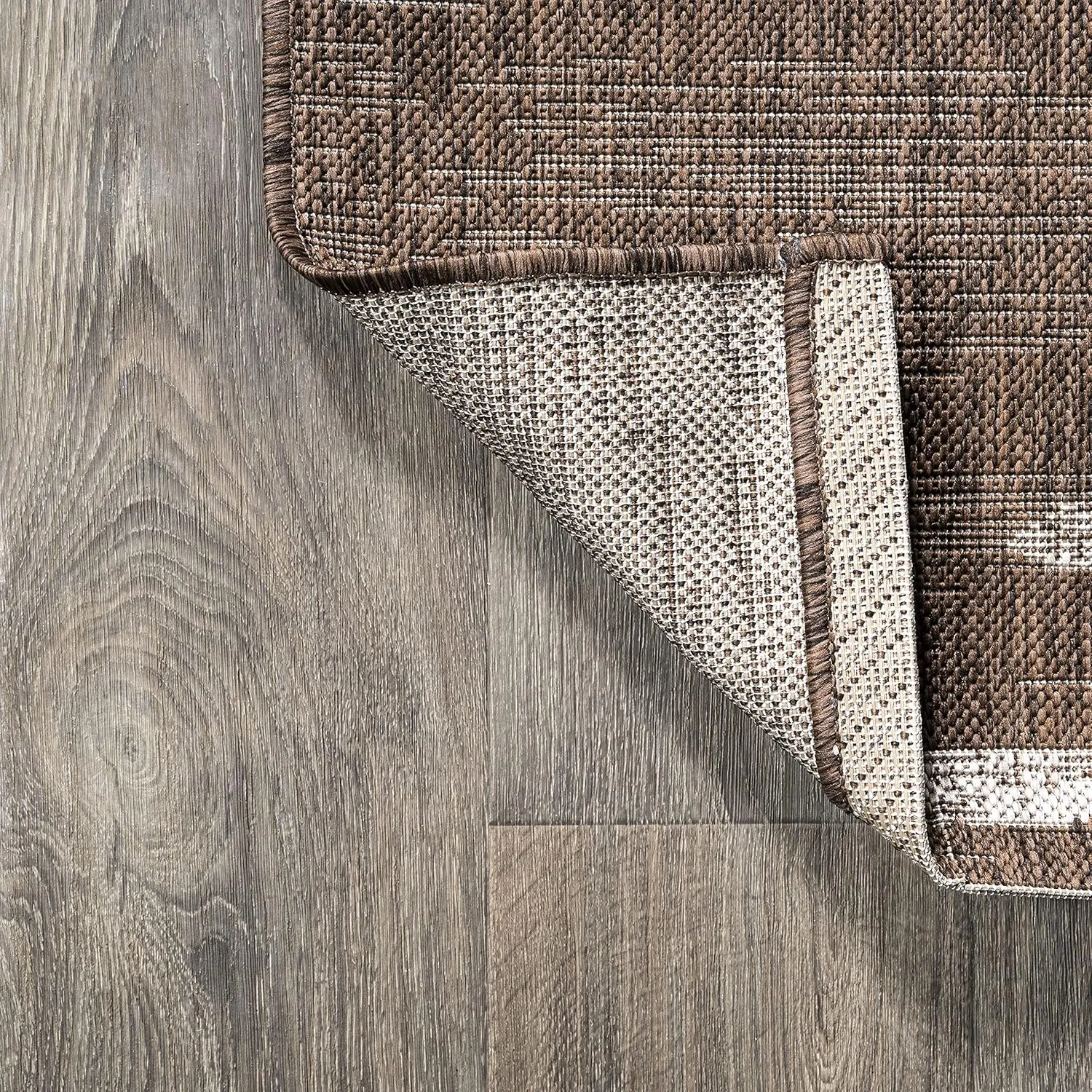 JONATHAN Y SMB124B-28 Zolak Berber Stripe Geometric Indoor Outdoor Runner Rug Bohemian Contemporary Easy Cleaning Bedroom Kitchen Backyard Patio Non Shedding, 2 X 8, Brown/Beige