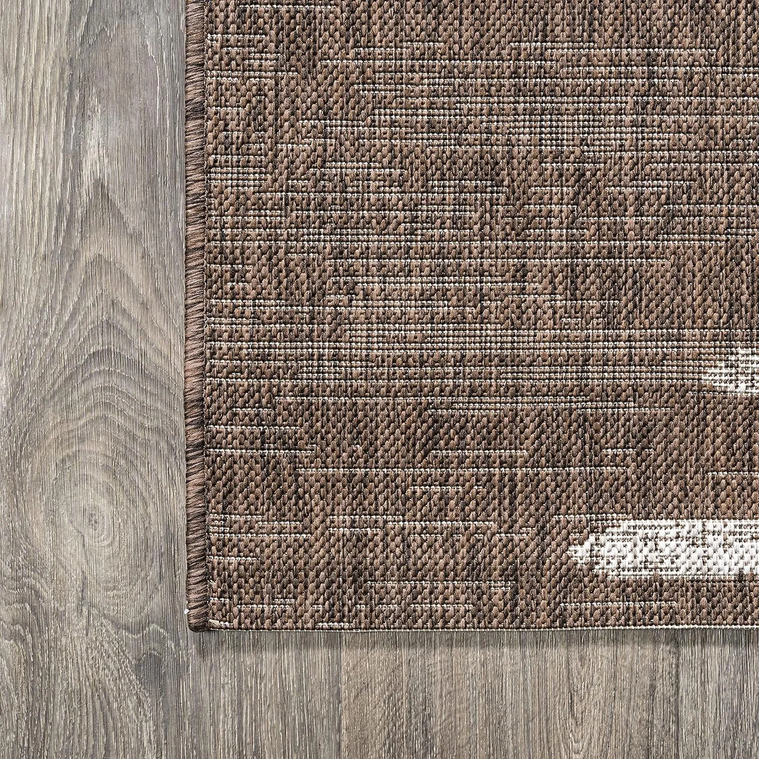 JONATHAN Y SMB124B-28 Zolak Berber Stripe Geometric Indoor Outdoor Runner Rug Bohemian Contemporary Easy Cleaning Bedroom Kitchen Backyard Patio Non Shedding, 2 X 8, Brown/Beige