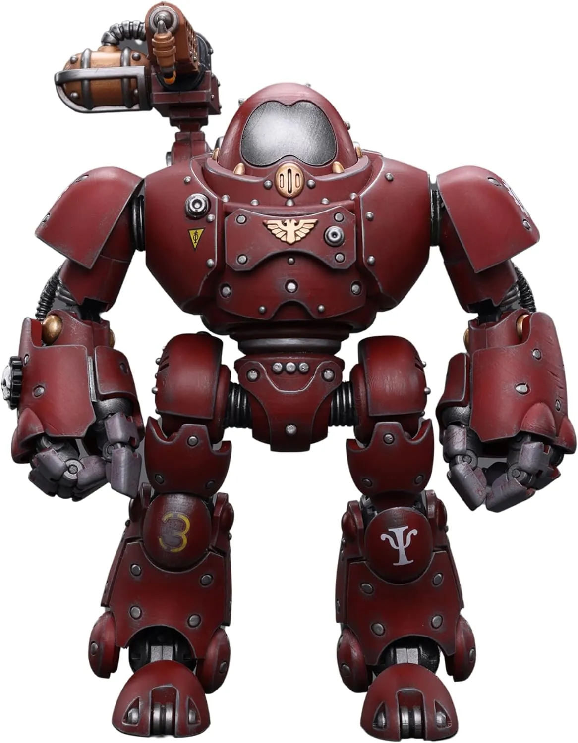 JOYTOY 1/18 Warhammer 40,000 Action Figure Adeptus Mechanicus Kastelan Robot with Incendine Combustor Collection Model (7.2 inch)
