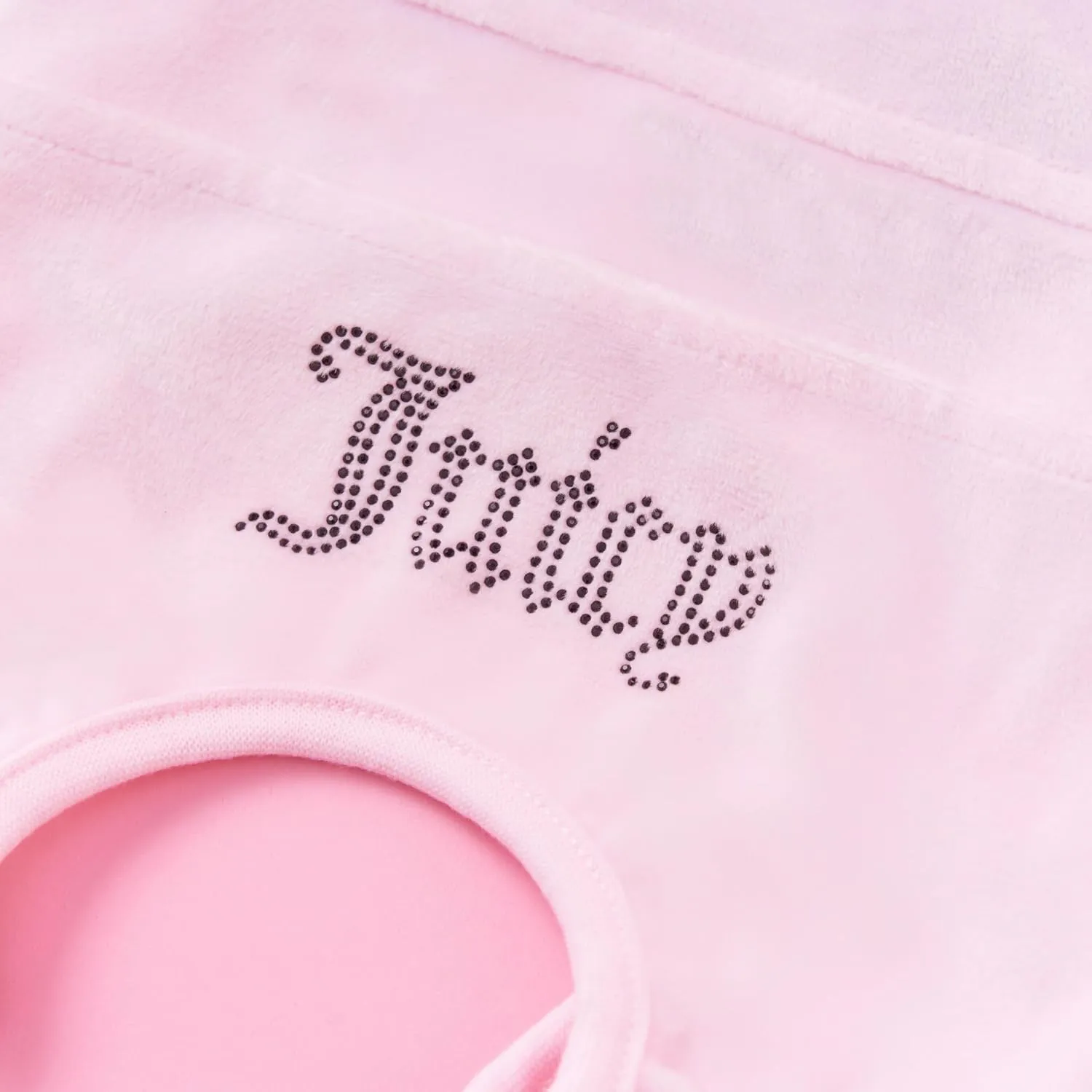 Juicy Couture Hooded Pet Juicy Bling Velour Tracksuit Chest 16 inches for Small Dogs and Cats - Pink - XS/S