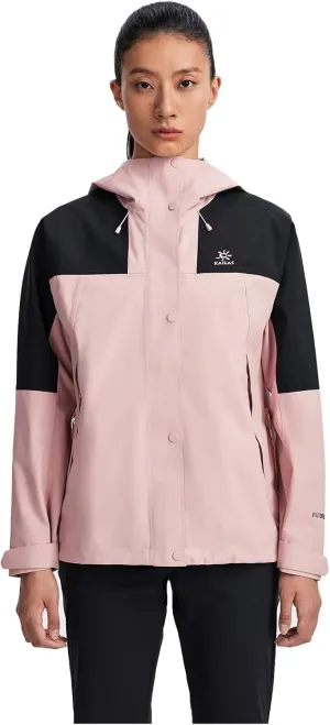 KAILAS Women's Hiking Shell Jacket Lightweight Waterproof Hooded Running Jacket Rain Jacket Outdoor Raincoat