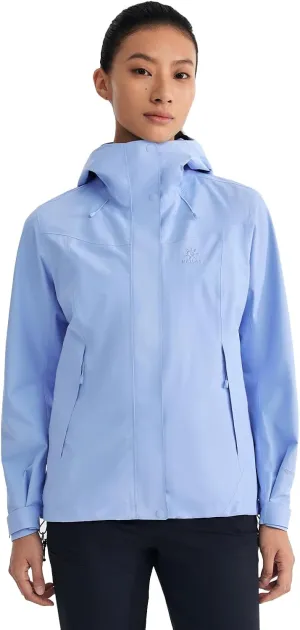 KAILAS Women's Raincoat Outdoor Hardshell Jacket Packable Lightweight Waterproof Hooded Jacket Hiking Travel