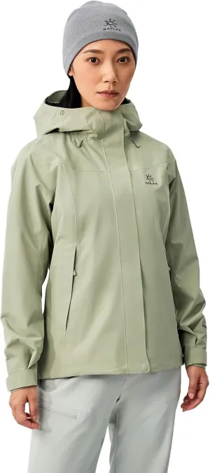 KAILAS Women's Raincoat Outdoor Hardshell Jacket Packable Lightweight Waterproof Hooded Jacket Hiking Travel