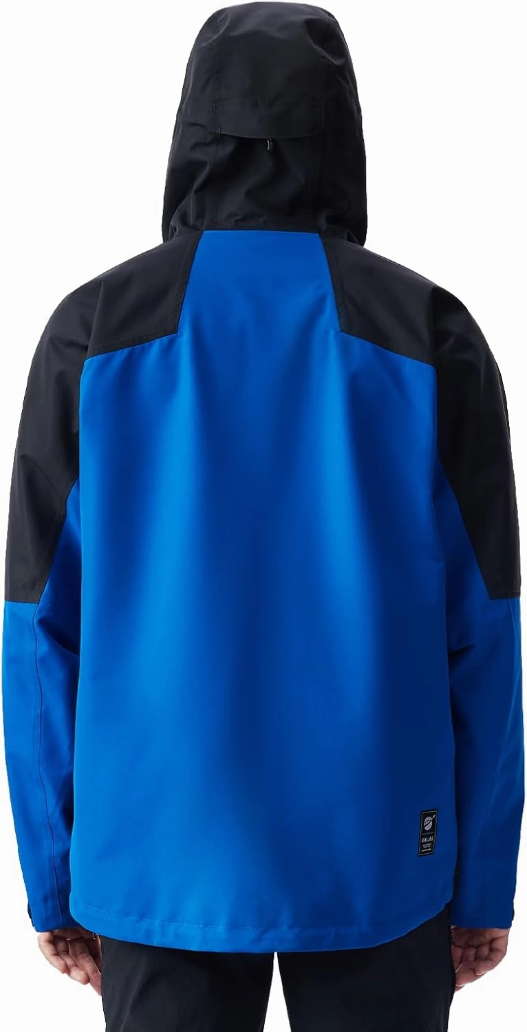 KAILAS Men's Hiking Shell Jacket Lightweight Waterproof Hooded Running Jacket Rain Jacket Outdoor Raincoat