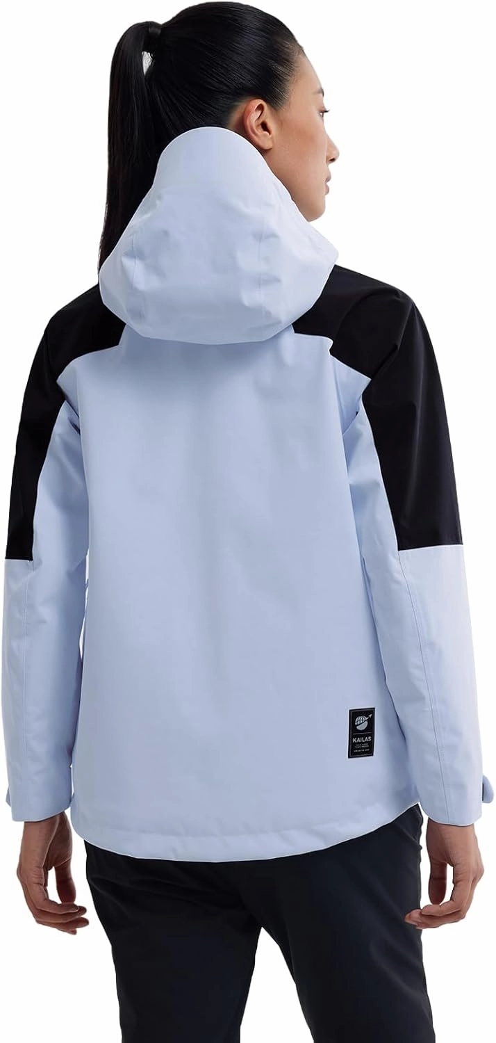 KAILAS Women's Hiking Shell Jacket Lightweight Waterproof Hooded Running Jacket Rain Jacket Outdoor Raincoat