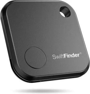 Keys and Phone Finder, Bluetooth Tracker Locator for Keys, Bags, Wallets and More, Up to 300 ft Range, Replaceable Battery, Water-Resistant, iOS and Android Compatible, 1 Pack
