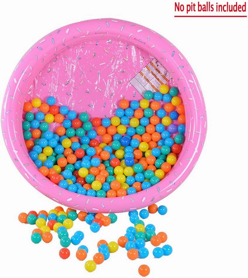 Kiddie Pool, Watermelon Hamburger Ice Cream Inflatable Pool, Water Pool in Summer, Pit Ball Pool of 45 Inches