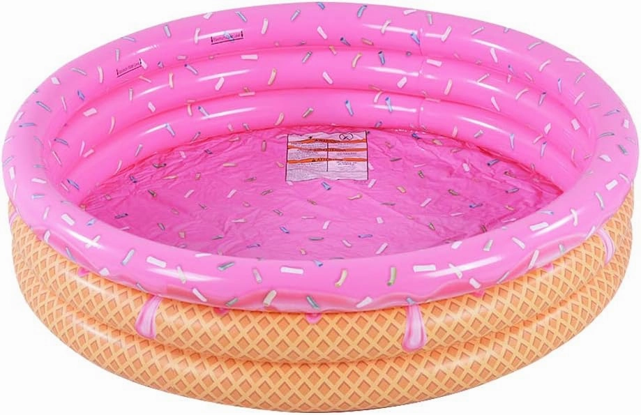 Kiddie Pool, Watermelon Hamburger Ice Cream Inflatable Pool, Water Pool in Summer, Pit Ball Pool of 45 Inches