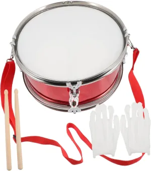 Kisangel 1 Set Boys and Girls Snare Drum Set Flashing Red Drum for Baby Boy Sticks Music Instrument Plaything
