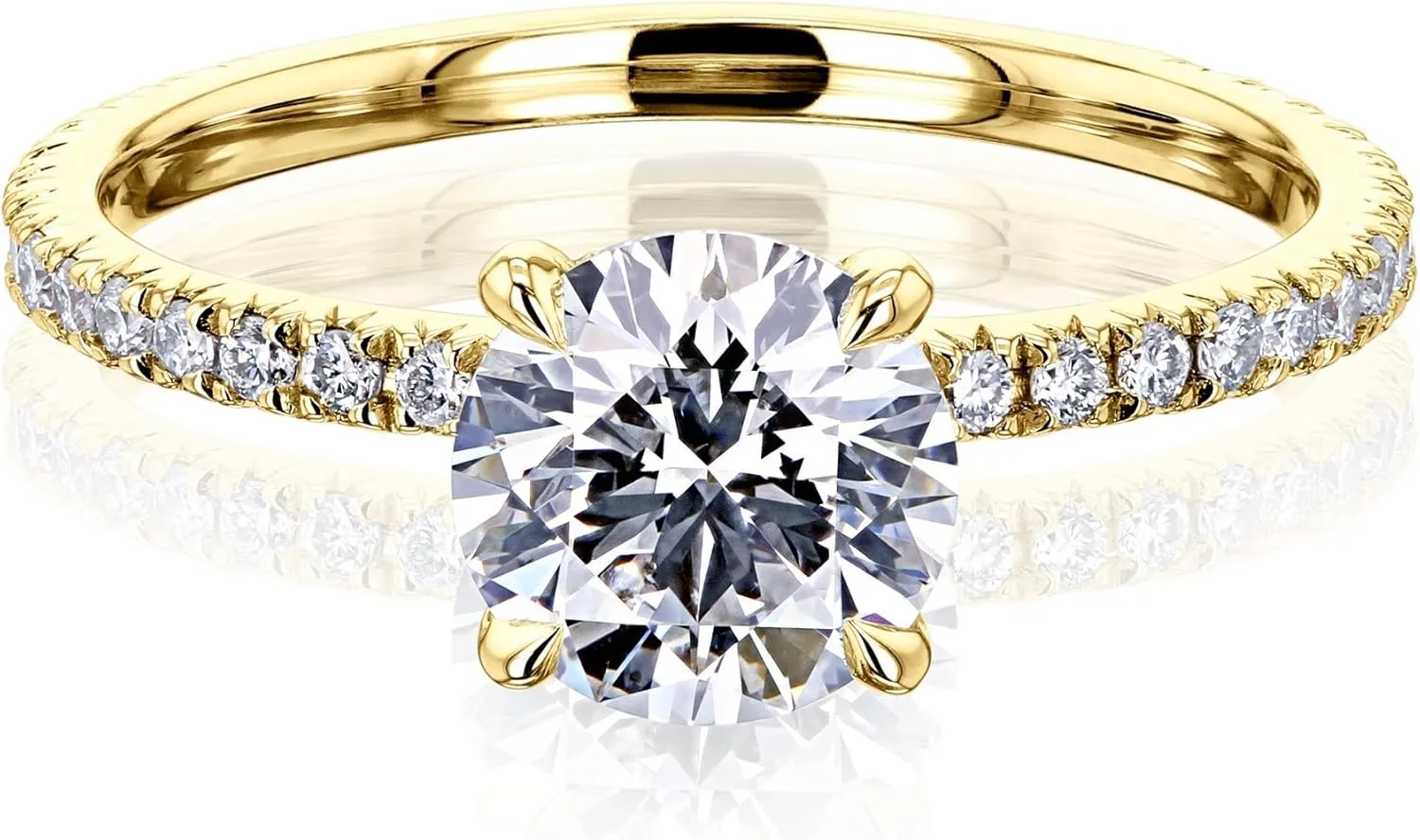 Kobelli 1.3 Carat IGI Round Lab Grown Diamond Wrap Basket Engagement Ring
