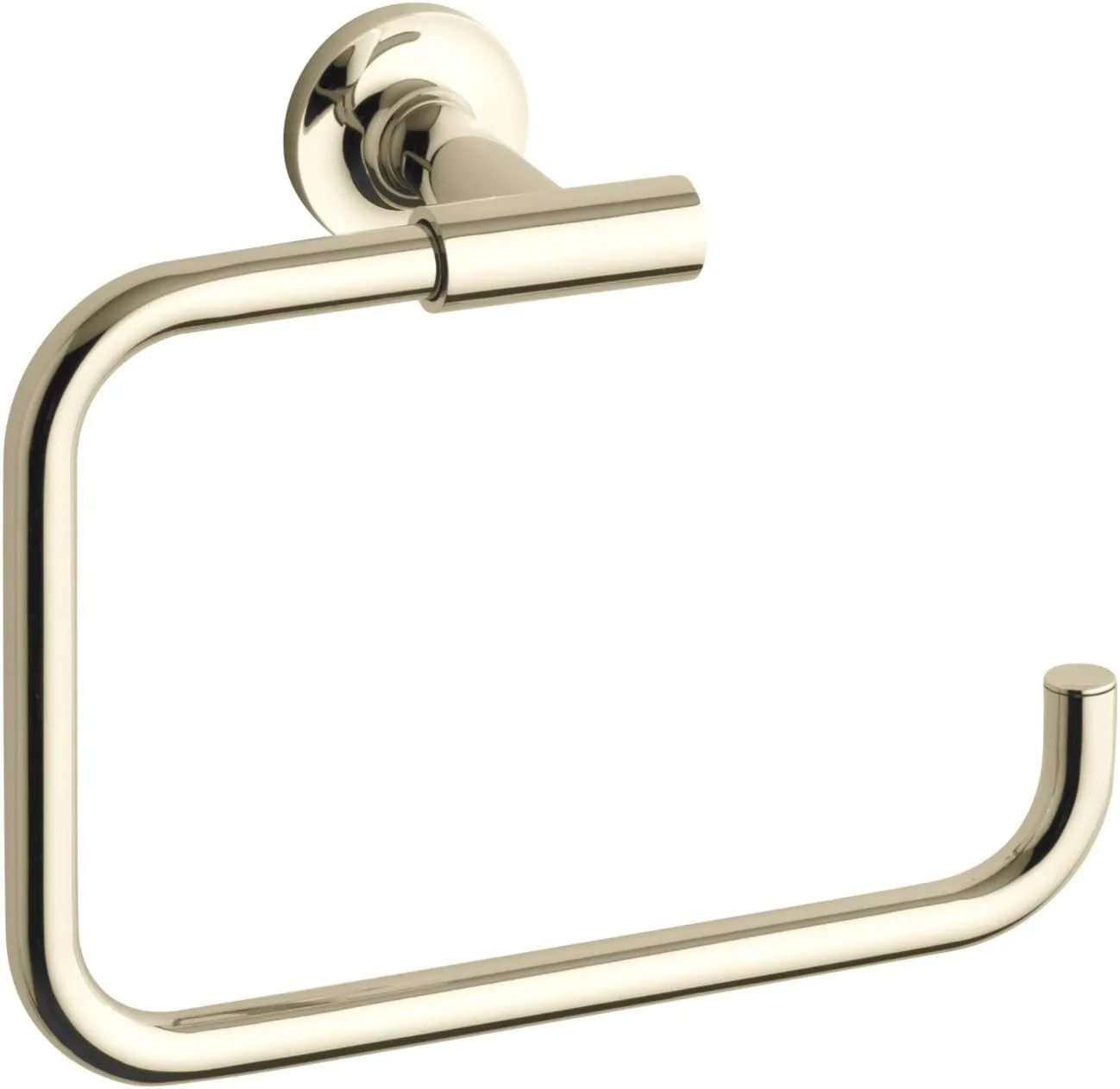 KOHLER K-14441-AF Purist Towel Ring, Vibrant French Gold