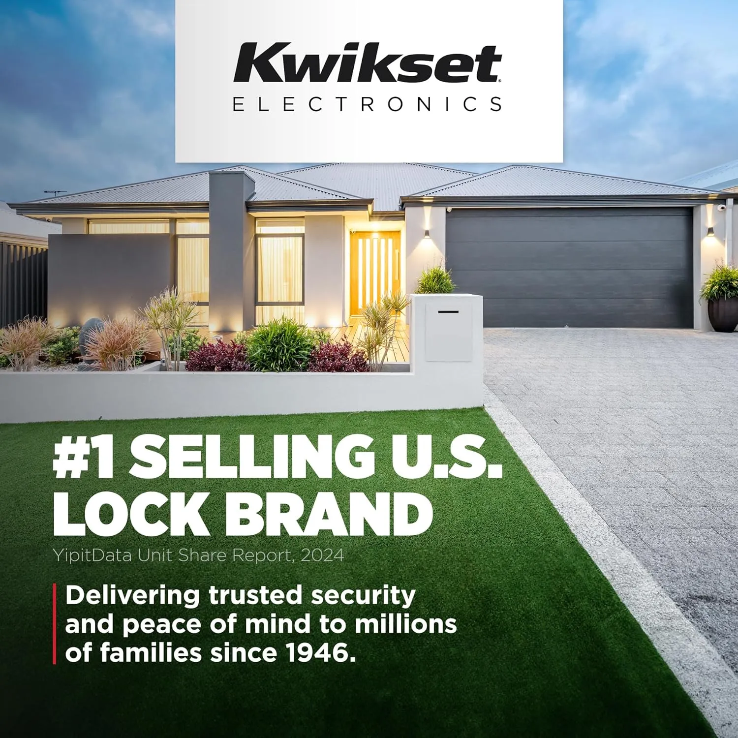 Kwikset HomeConnect 918 Contemporary Z-Wave Long Range Enabled Touch Screen Lock Works with Ring Alarm, Samgsung SmartThings Hub Required, Sold Seperatedly in Matte Black