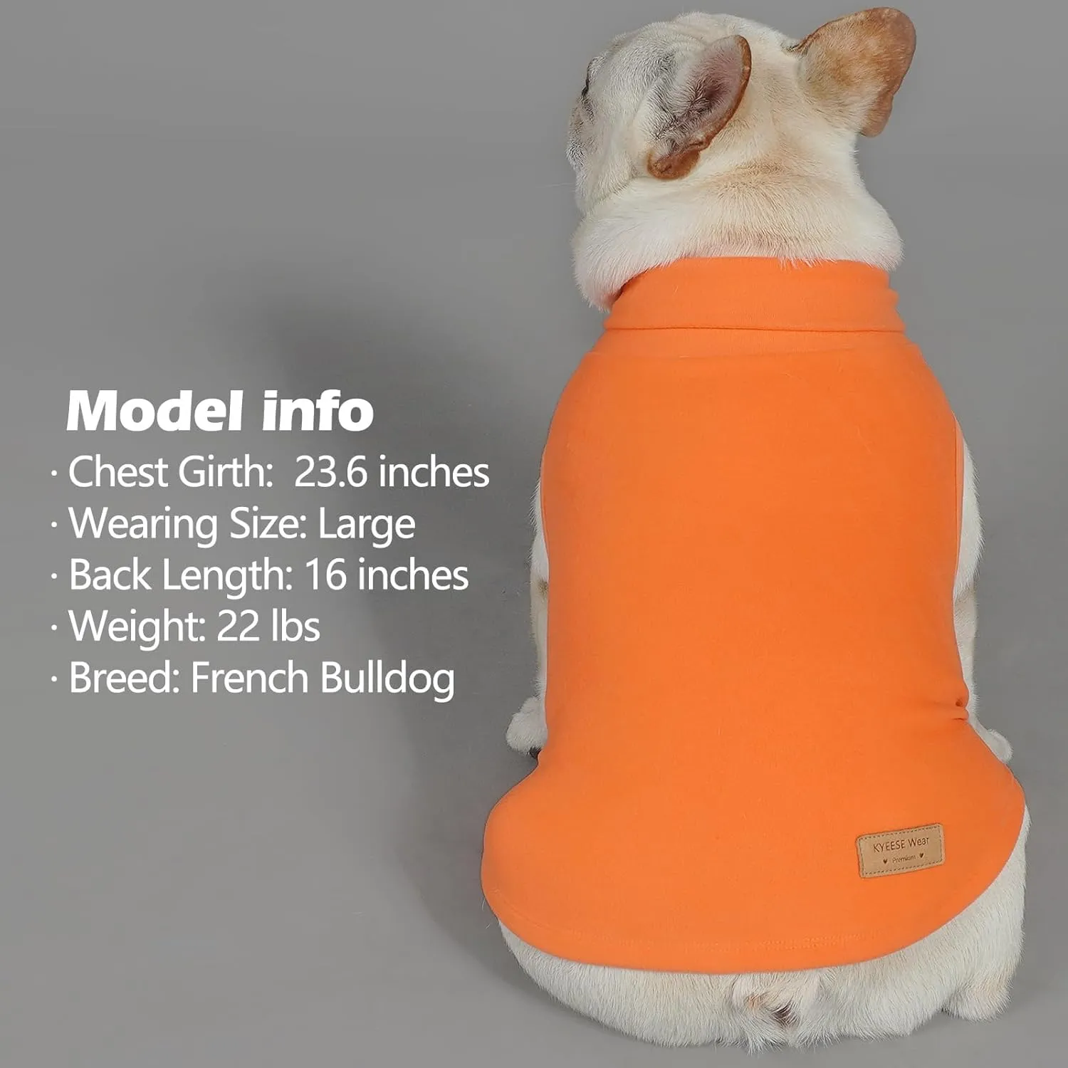 KYEESE 2Pack Dog Sweater Turtleneck Small Dogs Sweaters Pullover Pet Sweatshirt Stretchy Dogs Clothes Soft Dachshund Clothes Warm Pet Coats Dog Sweaters for Small Pets Male