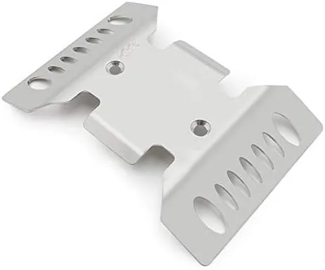 KYX Racing Stainless Steel Skid Plate Protector Chassis Guard Board Upgrades Accessories for RC Crawler Car Axial SCX10 III AXI03007 SCX10.3