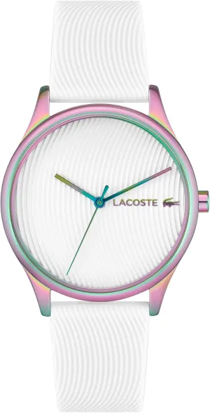 Lacoste Falda Women's 3H Quartz Watch, Silicone Wristband, Water Resistant up to 5ATM/50 Meters, Chic and Easy-to-Wear Timepiece for Her, 36mm