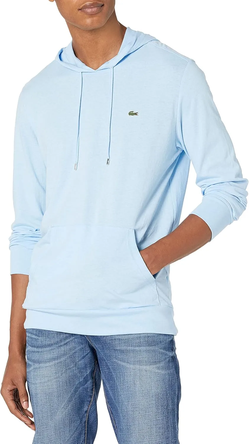Lacoste Men's Long Sleeve Cotton Jersey Hooded T-Shirt