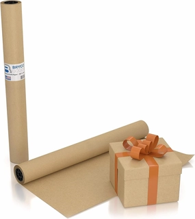 Large Brown Kraft Paper Roll - 36" x 1200" (100 ft) - Made in USA - Ideal for Gift Wrapping, Packing, Moving, Postal, Shipping, Parcel, Wall Art, Crafts, Bulletin Boards, Floor Cover or Table Runner