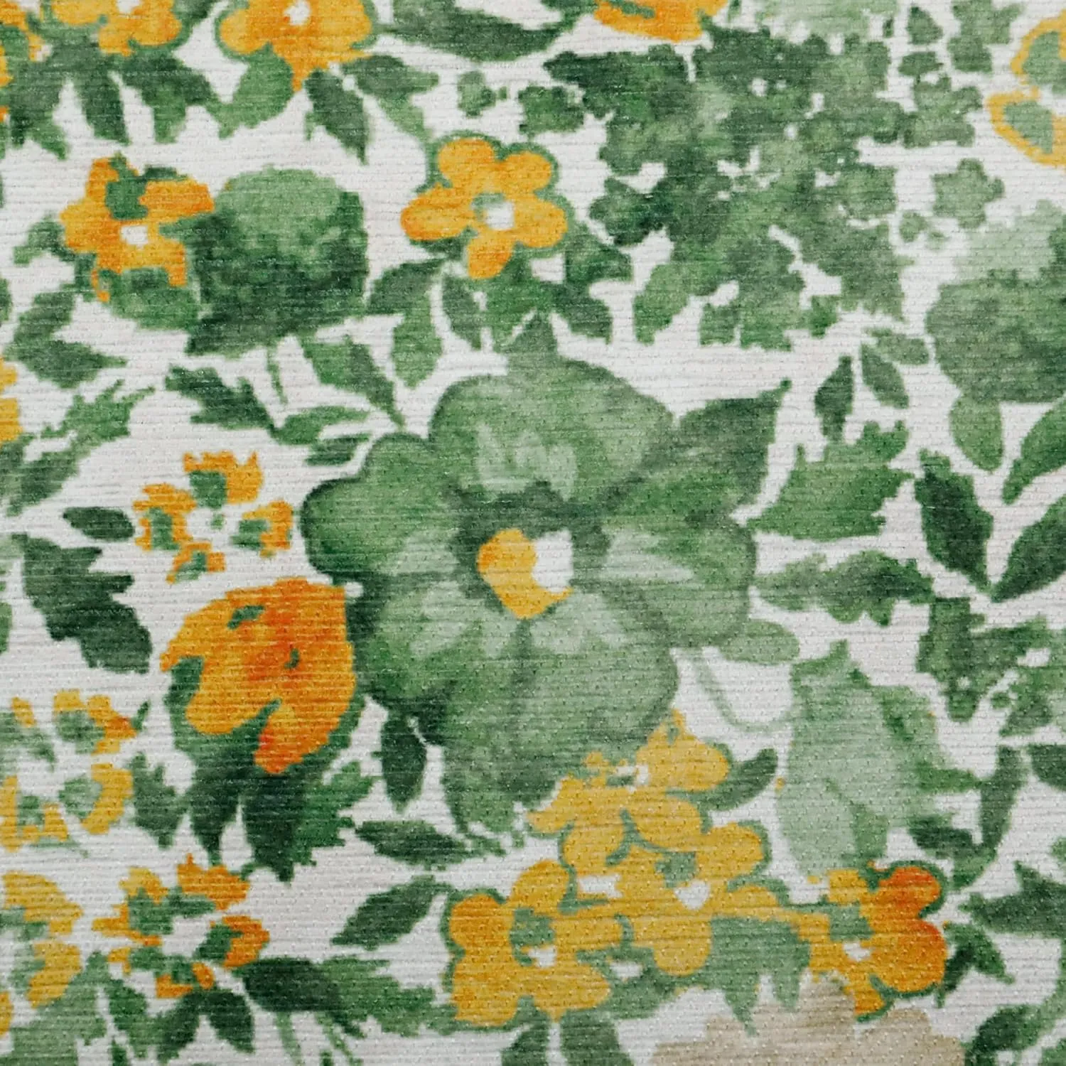 Laura Ashley Green Lovestone Floral Machine Washable & Slip Resistant 26" x 45" Accent Rug